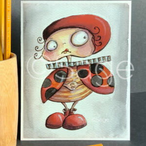 ladybug bigeye sm illustration ©Sage 2021 skymoonsun